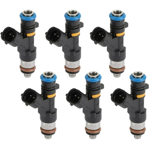6 PCS Fuel Injector 16600-CD700 0280158042 Fits For Nissan Murano 350Z 3.5L 16600CD700 842-12327 84212327