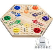 Winbold | Marble Board Game Original Marble Game Wahoo Board Game Double Sided