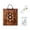Brown3, variant on Indoor And Outdoor Staghorn Fern Wall Hanging Board Wooden Air Flowerpot Staghorn Hanging Installation For Stairs Terraces Corridors Living Rooms Gardens Stain Glass Window Kits for Adults Chicken