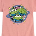 thumbnail image 3 of Toy Story - Aliens Checker Planet - Youth Girls Fitted Short Sleeve T-Shirt, 3 of 5