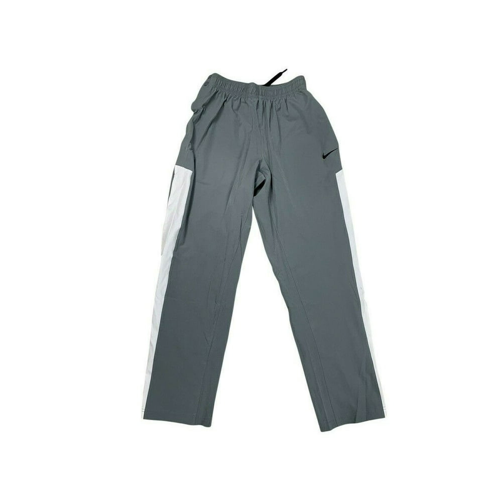 Nike Nike Mens DriFit Team Tear Away Warm Up Pants Grey/Green 930655