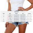 thumbnail image 3 of Costeam Womens High Waist Ripped Denim Shorts Distressed Cuffed Hem Casual Jean Shorts with Pockets Stretchy Frayed Raw Hem Summer Everyday Short Jeans, 3 of 5