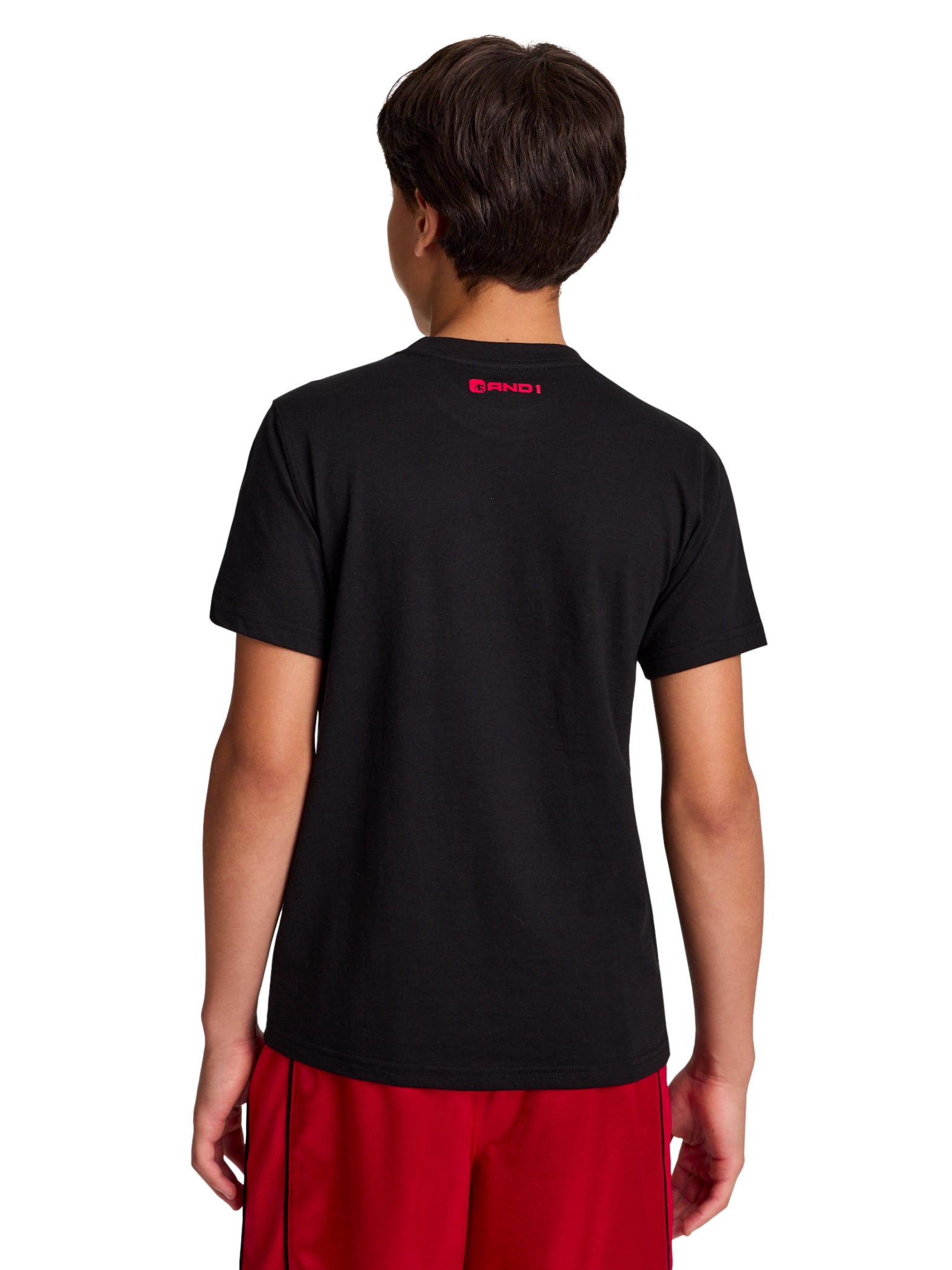AND1 Boy’s Short Sleeve Graphic T-Shirt, Sizes 4-18
