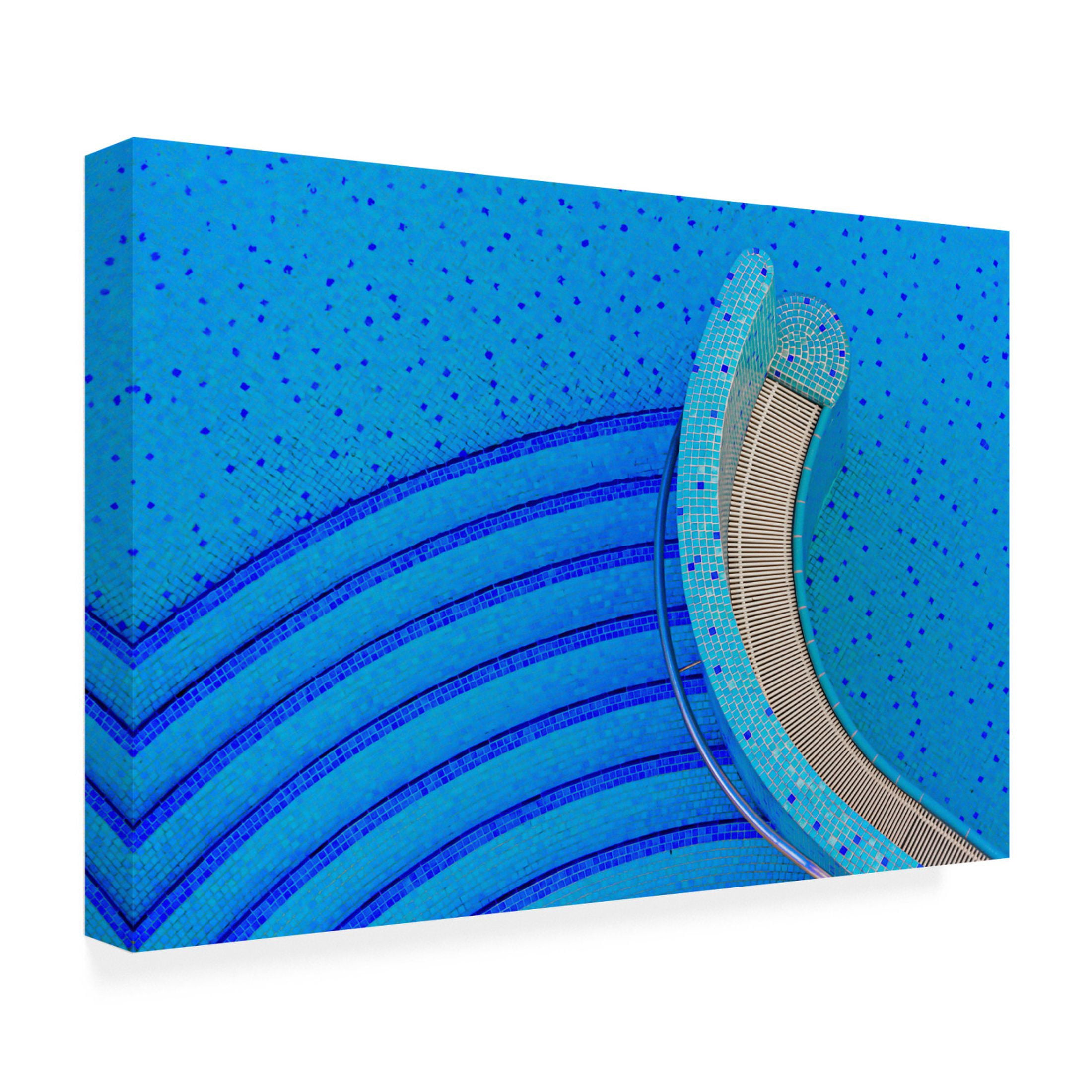 Canvas Wall Art - Rolf Endermann 'Downstairs' Wall Art for Living Room, Bedroom, or Office Décor by Trademark Fine Art - 47 x 30 Inches