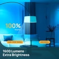 thumbnail image 4 of Matter Smart Light Bulb,1600LM 100W Smart Bulbs Work with Alexa/Apple Home/Google Home/SmartThings,   LED Color Changing Bulbs Music Sync, 2.4GHz Wi-Fi Light Bulbs LED 11W, A21 E26, 4Pack, 4 of 6