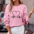 thumbnail image 4 of Wancir Women's Graphic Print Sweatshirt Long Sleeve Cute Los Angeles Crewneck Oversized Tops for Teen Girl 2024, 4 of 6