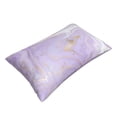 thumbnail image 3 of Bixox Lavender Glitter Foil Stripes Printed Pillow Protector,Super Soft Ideal for Home,Guests,Rentals - 16"x24", 3 of 8