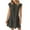 Dark Gray, variant on Cinvoph Womens Summer T Shirt Dress Casual Short Sleeve Dress Ruffle Crewneck Loose Mini Dresses