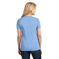 thumbnail image 2 of Port & Company Ladies Core Cotton Tee-S (Light Blue), 2 of 5