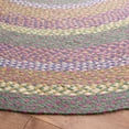 thumbnail image 3 of SAFAVIEH Cape Cod Robynne Geometric Area Rug, Green/Pink, 7' x 7' Round, 3 of 7