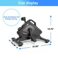 thumbnail image 2 of HLAiLL 2 DAY Delivery Magnetic Under Desk Bike Pedal Exerciser - Mini Exercise Bike for Arm/Leg Exercise, Desk Magnetic Pedal Bike for Home/Office Workout, 2 of 7