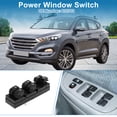 thumbnail image 2 of Interruptor de ventana eléctrica Unique Bargains No. 935702 para el lado del conductor delantero izquierdo para Hyundai Tucson 2005-2010 Negro, 2 of 7