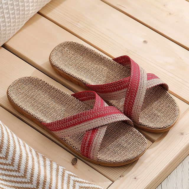 SMihono Sandales de Plage Sandales Femmes Été Décontracté Mode Décontractée à Enfiler Intérieur Maison Pantoufles Chaussures de Plage Pantoufles en Liquidation