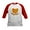 Red/White, variant on CafePress - Waffles Baseball Jersey - Kids Cotton Baseball Jersey, 3/4 Sleeve Shirt