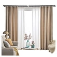 thumbnail image 5 of The New Simple Curtains for Living Dining Room Bedroom and Modern Beige Bronzing Flannel Thickened Shading Velvet Light Luxury, 5 of 5