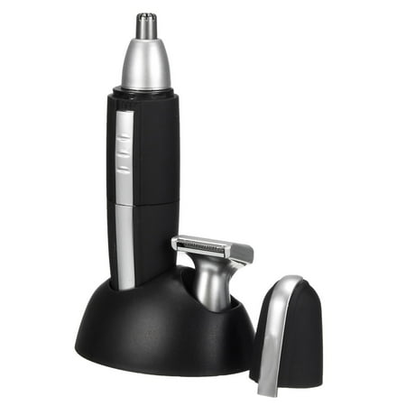 Dry Body Trimmer KEMEI Waterproof All in One Wet/Dry Rechargeable Men Electric Nose Hair Beard Eyebrow Body Hair Trimmer Clipper Shaver Razor Remover Facial Cleaning Kit Men's Grooming Kit with Sta ()
