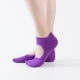 thumbnail image 2 of Calcetines de yoga con empuñaduras para mujer, calcetines antideslizantes, calcetines de pilates, calcetines de fitness, calcetines antideslizantes para yoga, (3 pares de 3 colores), 2 of 5