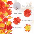 thumbnail image 3 of Uxcell Fall Garlands 5.6Ft, Artificial Autumn Maple Leaves Garland Hanging Decoration, Red/Yellow 2 Pcs, 3 of 7