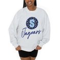 thumbnail image 2 of Women's Gameday Couture Ash Spelman College Jaguars Premium Fleece Pullover Sweatshirt, 2 of 5