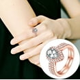 thumbnail image 1 of WREESH The New Diamond Heart Can Be Split Ring To Show Your Unique Temperament, 1 of 1
