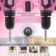 thumbnail image 3 of Taladro Electrico Inalambrico,kit Taladro Eléctrico Rosa 3e1 Rybro 21v, 3 of 5