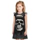 thumbnail image 1 of Balery Magician Hat Skull Camisón de princesa para niñas, pijama de algodón con mangas abullonadas, suave y bonito.-XX-Large, 1 of 6