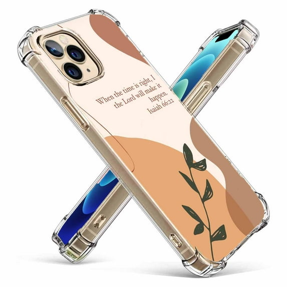 Isaiah 66:22 Case for iPhone 12 Pro,Aesthetic Art Design Pattern Soft TPU Bumper Case Cover