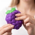 thumbnail image 5 of Grape Squishy Toy , Soft Slow Rising Squeeze Purple Grape Scented  Fruit Fidget Toy Gaint Stress Relief Sensory Toy for Kids & Adults, 5 of 5