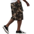 thumbnail image 2 of Camo Cargo Shorts for Men Summer Workout Hiking Shorts with Pockets Knee Length Casual Loose Bermuda Athletic Short, 2 of 6