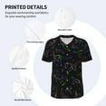 thumbnail image 4 of Daiia Dinosaur Mens Baseball Jersey Button Down Shirts Short Sleeve Sports Uniforms-Medium, 4 of 9