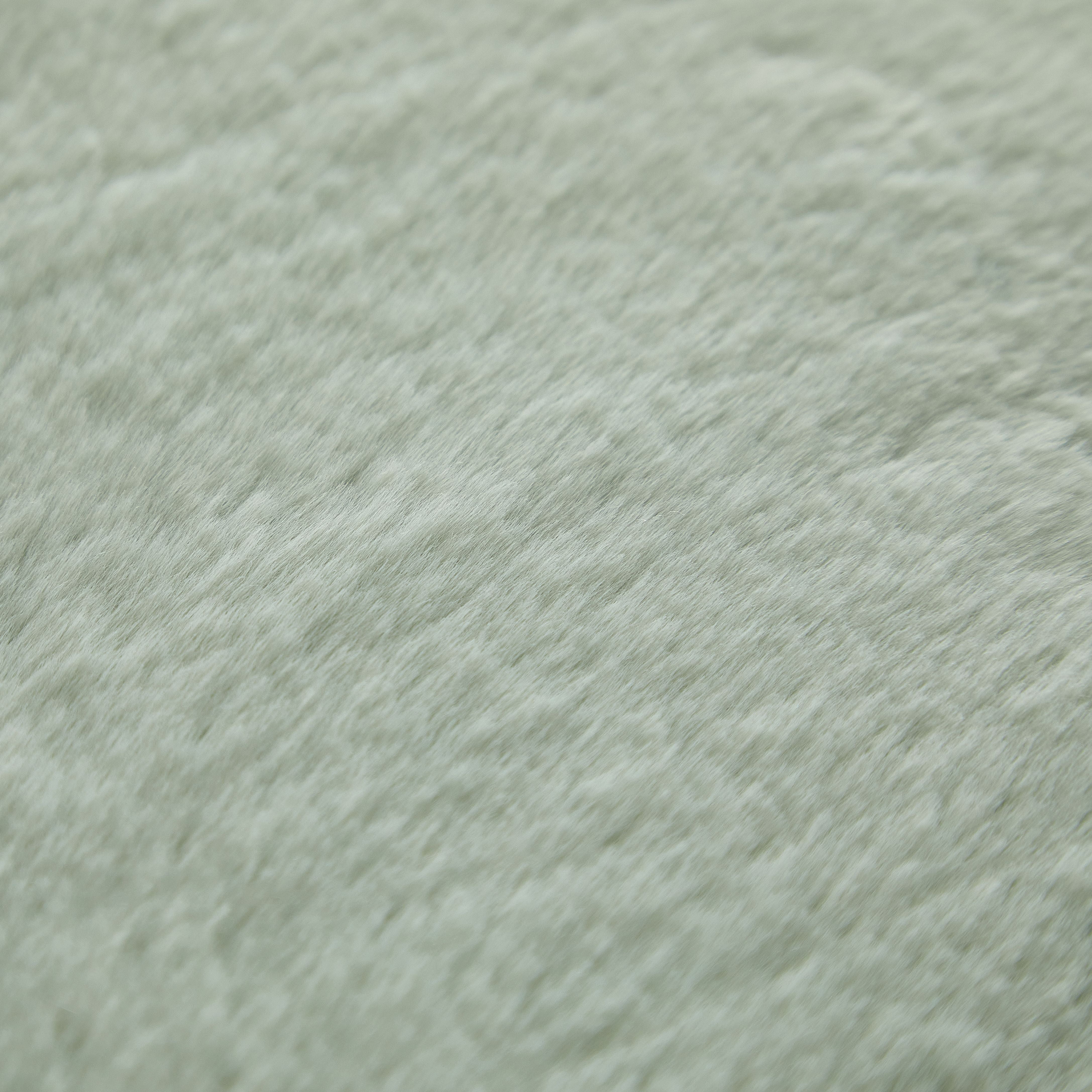 Parent's Choice Faux Fur Baby Blanket, Green, 30 in x 40 in