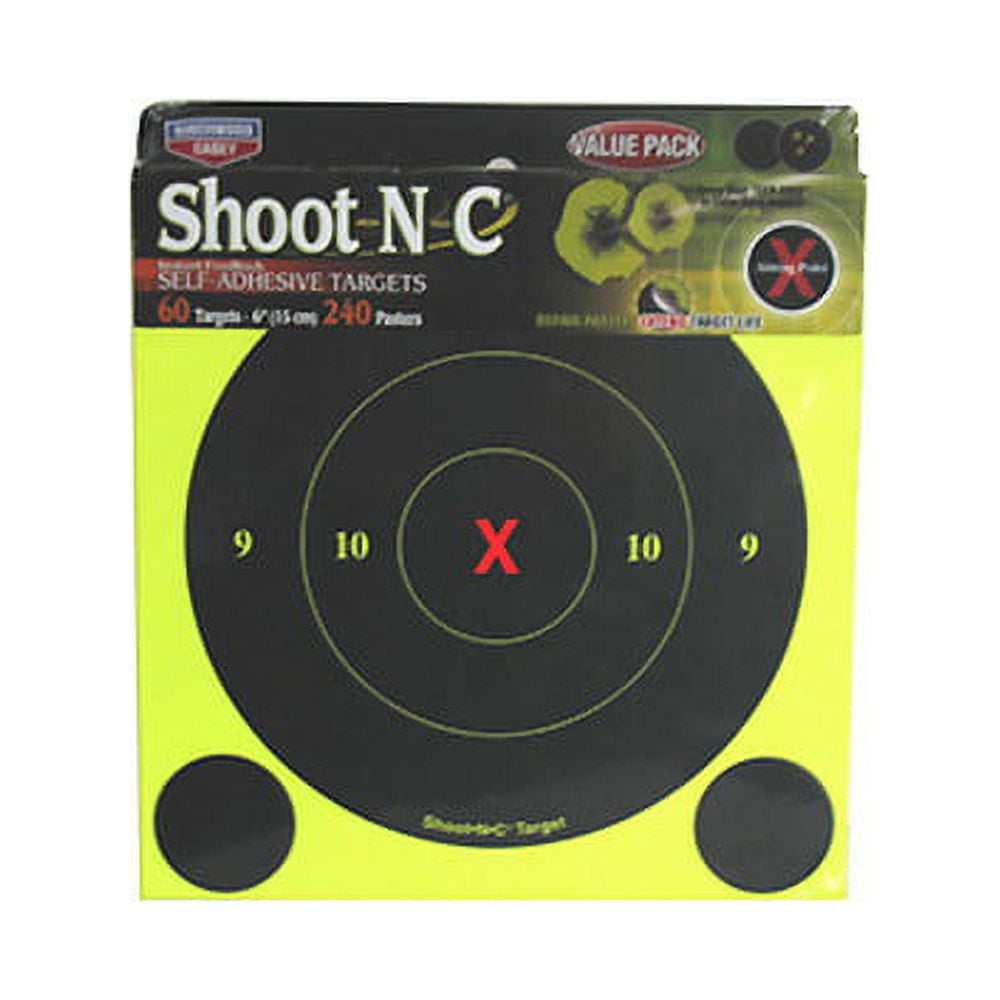 "Birchwood Casey B8-60 SHOOT-N-C 6"" Round Target 60PK", multi (BC-34560)