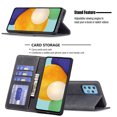 thumbnail image 5 of for Samsung Galaxy A53 5G Case, Flip Folio Wallet Cover Slim Premium PU Leather Case ID Credit Card Slots Stand Kickstand Holder Closure TPU Shockproof Phone Case for Samsung Galaxy A53 5G,Black, 5 of 9