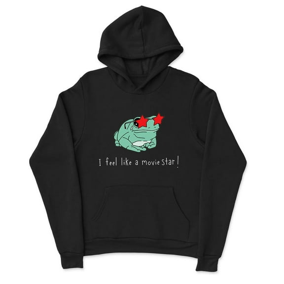 Lizzy McAlpine Merch Hoodie I Feel Like a Movie Star Frog Hoodies Streetwear Men Women Pullover
