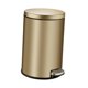 thumbnail image 1 of Bote de basura de diseño elegante con tapa de cierre suave para uso doméstico y de oficina Oro, 1 of 9