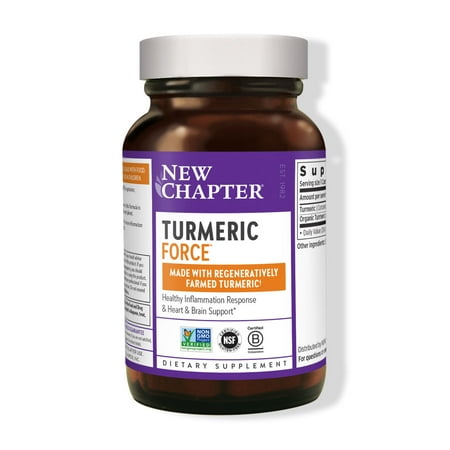 New Chapter Turmeric Force Capsules, 400mg, 60 Ct