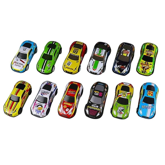 Iron Shell Toy Car Alloy Graffiti Glide Back Mini Small Car Model Racing