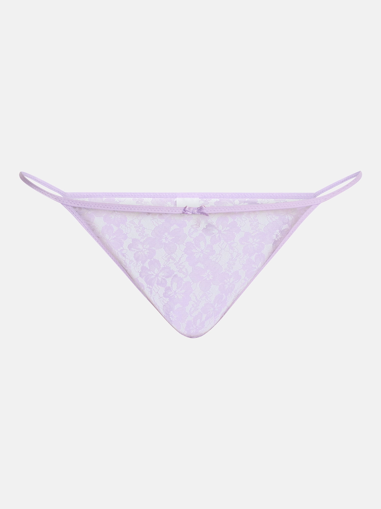 No Boundaries Women’s All Over Lace Bikini Underwear, 3-Pack, Sizes XS-XXXL