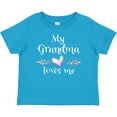 thumbnail image 3 of Inktastic My Grandma Loves Me- Heart Grandchild Boys or Girls Baby T-Shirt, 3 of 5
