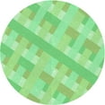 thumbnail image 1 of Ahgly Company Indoor Round Patterned Jade Green Area Rugs, 5' Round, 1 of 1