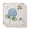 Blue, Light Green, White, variant on Blue Hydrangea Floral Cloth Napkins, Farmhouse Flowers Blossom Washable and Reusable Dinner Napkins Set of 4, Table Napkin for Kitchen Party Birthday Wedding Hotel Housewarming 20"x20"