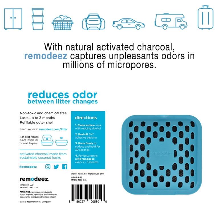Remodeez Cat Litter Deodorizer, Activated Charcoal Odor Control photo 5