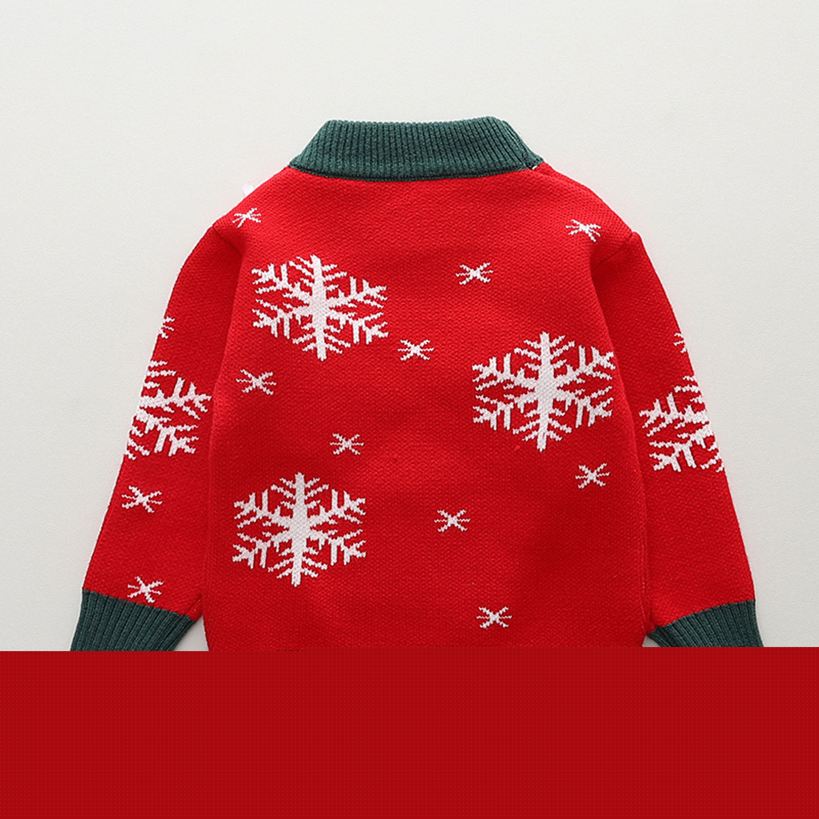 thumbnail image 5 of Suéter Para Niños Suéter Para Niños Suéter Otoño Invierno Niñas Suéter De Punto De Navidad Elk Top De Manga Larga Rojo Odeerbi  LM103-7729, 5 of 9