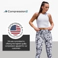 thumbnail image 5 of compresiónZ Leggings de talle alto para mujer - Pantalones de compresión de talla grande Yoga Correr gimnasio y fitness (Negro XXL), 5 of 5