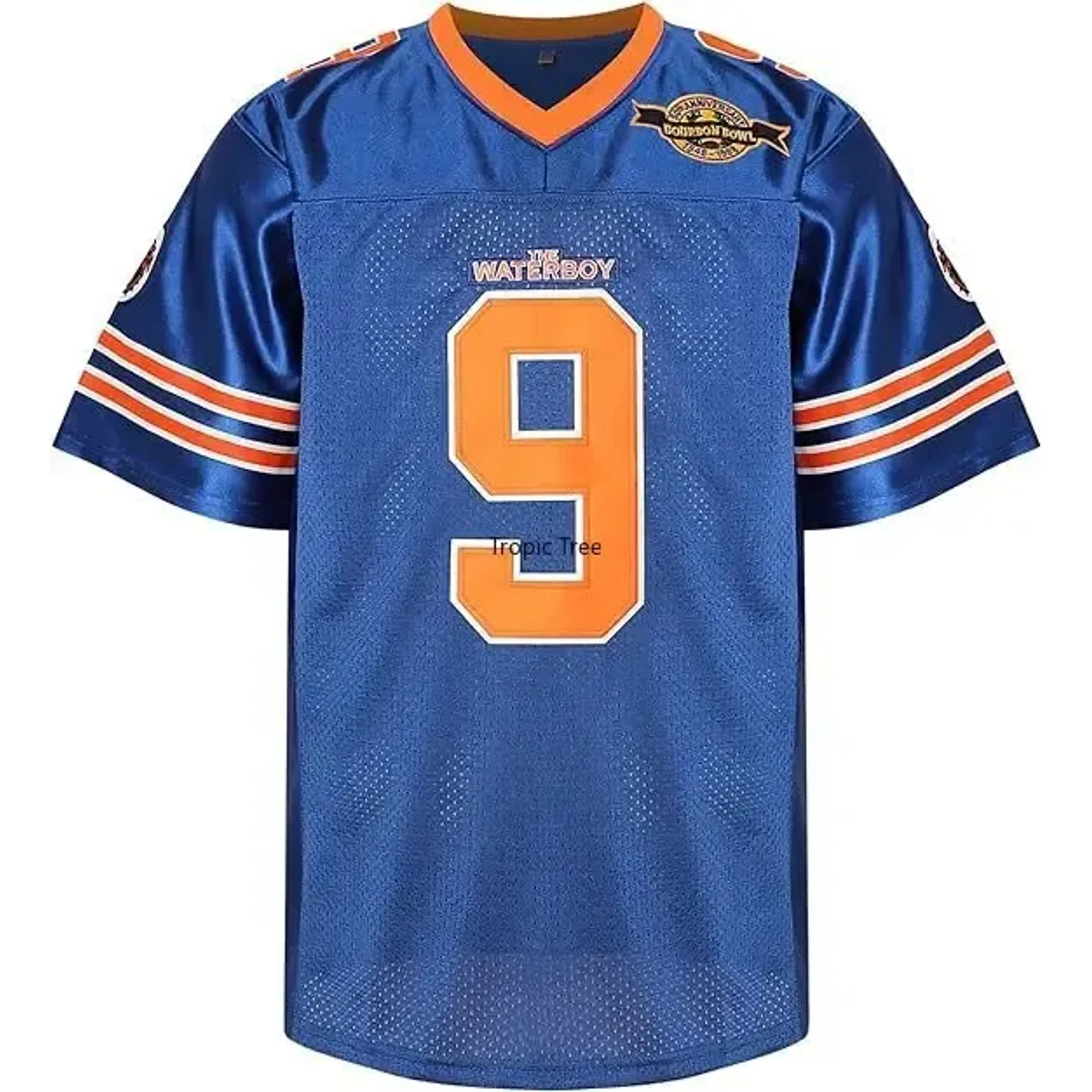 The Waterboy Jersey Bobby Boucher Jerseys Movie Mud Dogs Bourbon Bowl  Football Jersey 50th Anniversary Us Mens Size S-3XL HUIFEIFEI