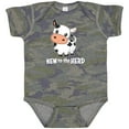 thumbnail image 3 of Inktastic New to the Herd Cute Cow Boys or Girls Baby Bodysuit, 3 of 5