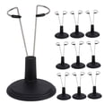 thumbnail image 6 of HEANUJJ 10Pcs Black Action Figure Display Stand Adjustable Puppet Holder for Collectors and Home, 6 of 8