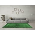 thumbnail image 3 of Ahgly Company Indoor Rectangle Abstract Emerald Green Modern Area Rugs, 7' x 9', 3 of 4