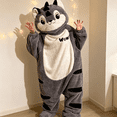 thumbnail image 5 of Funny Cartoon Coral Fleece Women’s Onesie Thickened Lazy Style Hoodless Jumpsuit Sleepwear, Cute Cartoon Style Collar‑Free Women Pajama for Home Rest & Daily Relax, 5 of 5