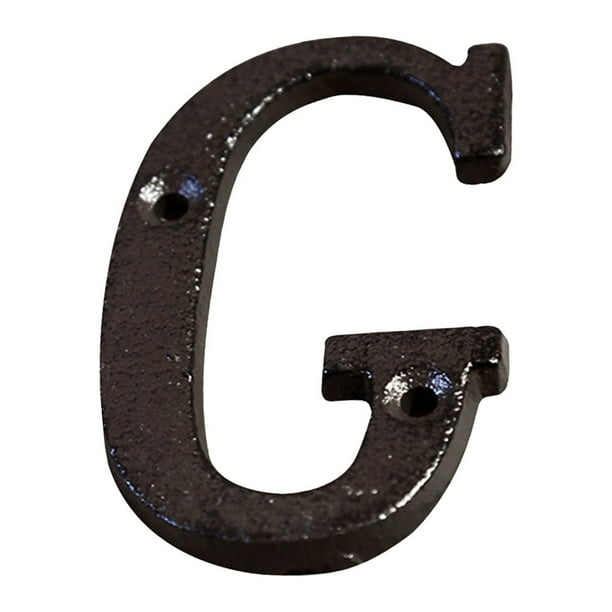 Creative Alloy Wrought Iron Number Letter Creative DIY House Letter